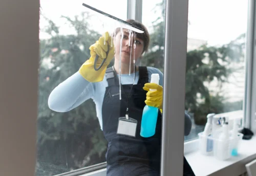 Nettoyage de vitres intérieures et extérieures à Saint-Thiébault
